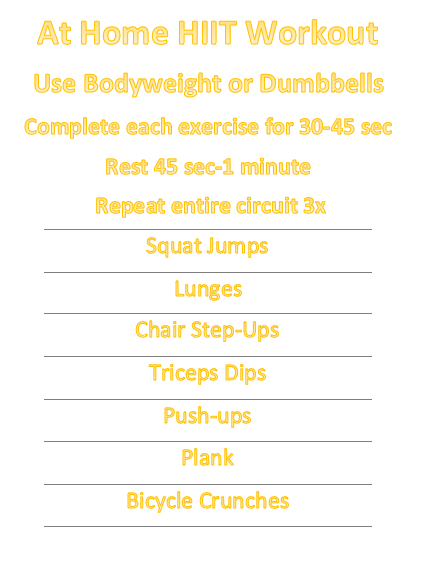 HIIT Home workout