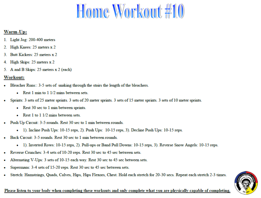 Home Workout 10