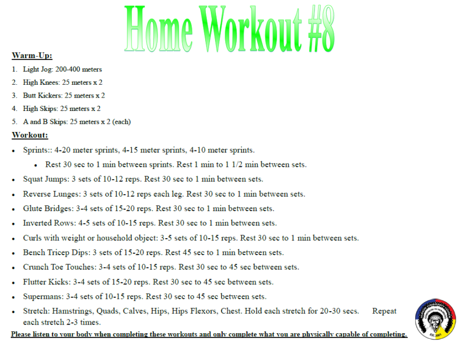 Home workout 8