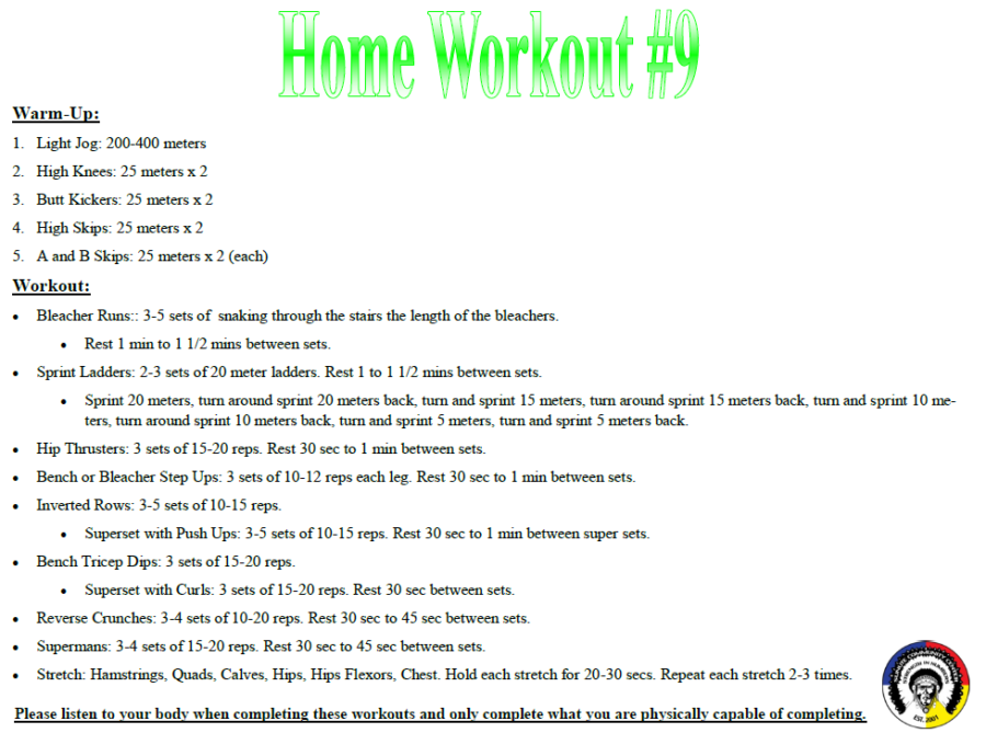 Home workout 9