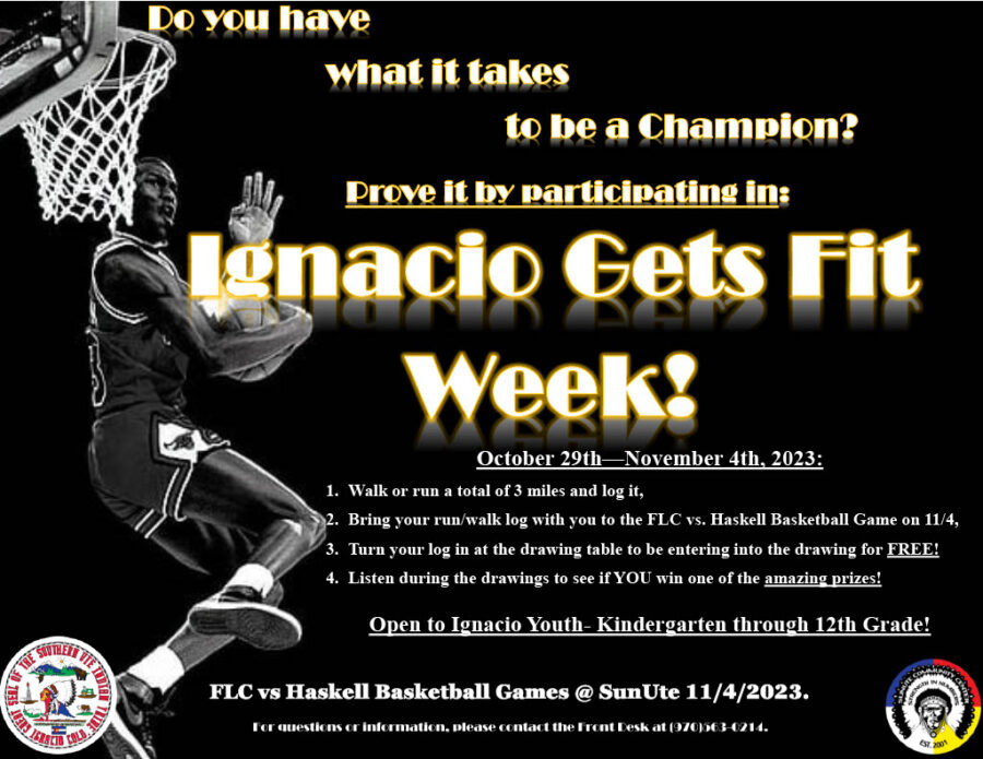 Ignacio Gets Fit Week! October 29th-November 4th